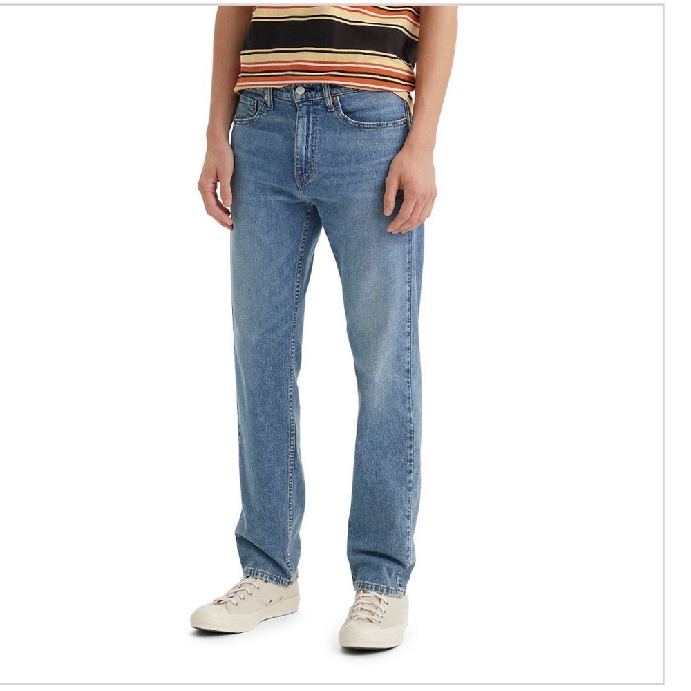 Men's Blue Jeans Levi's 505 Regular stretch jeans size 34x29
